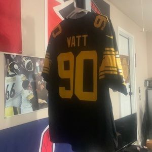 TJ Watt Pittsburgh Steelers color Rush jersey size adult large